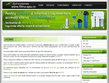Tablet Screenshot of filtru-apa.ro